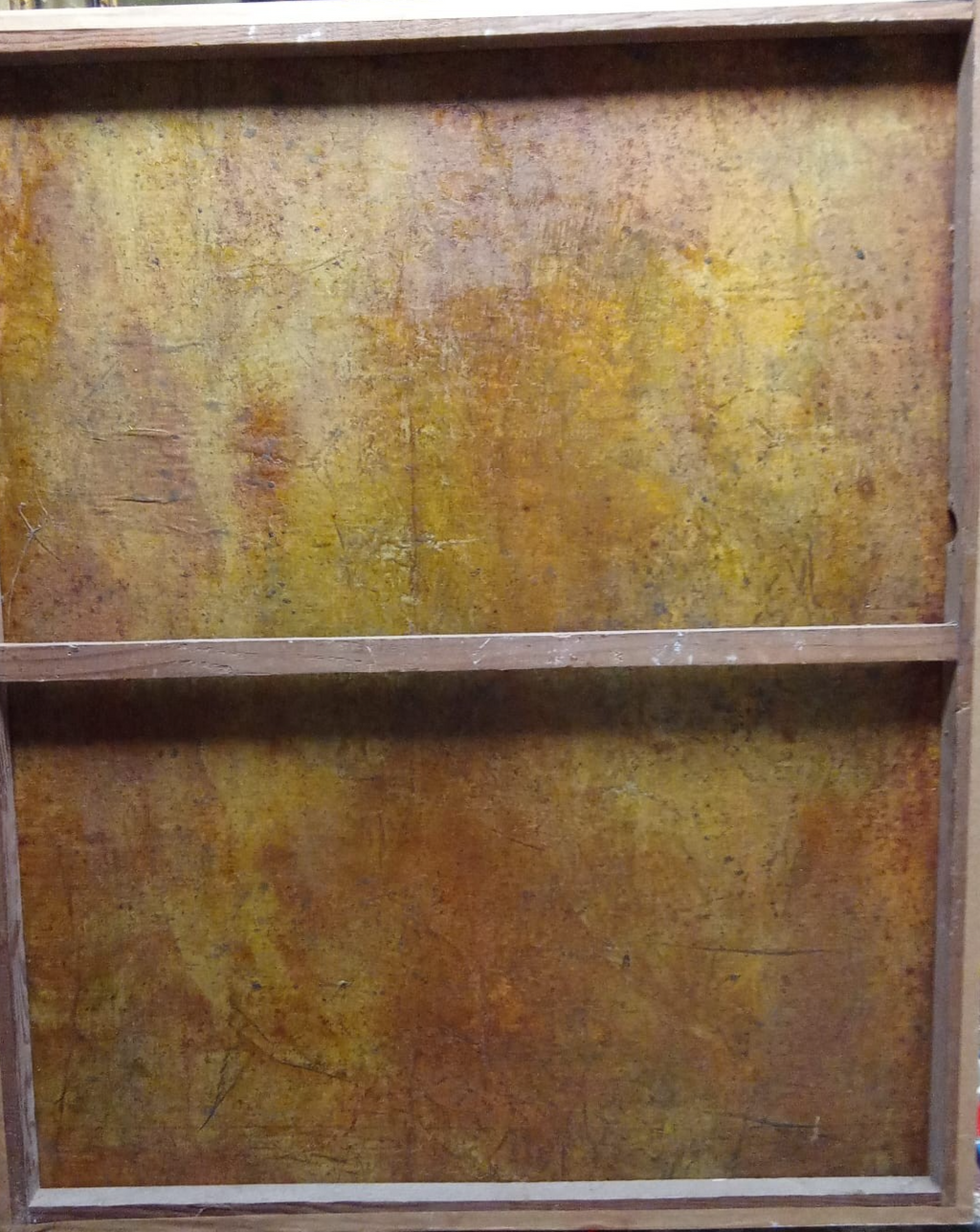 ORIGINAL Cubist Oil Canvas Painting - Signed by SAGASTEGUI 1960s