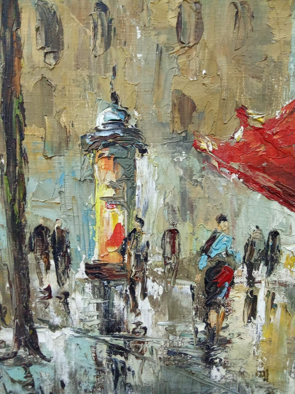 Anna Dubsky - Oil Canvas painting / French Landscape