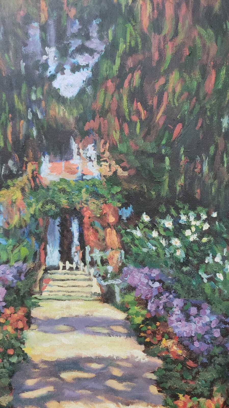 ORIGINAL Style of Joaquín Sorolla / Beautifull Landscape / Oil canvas painting 
