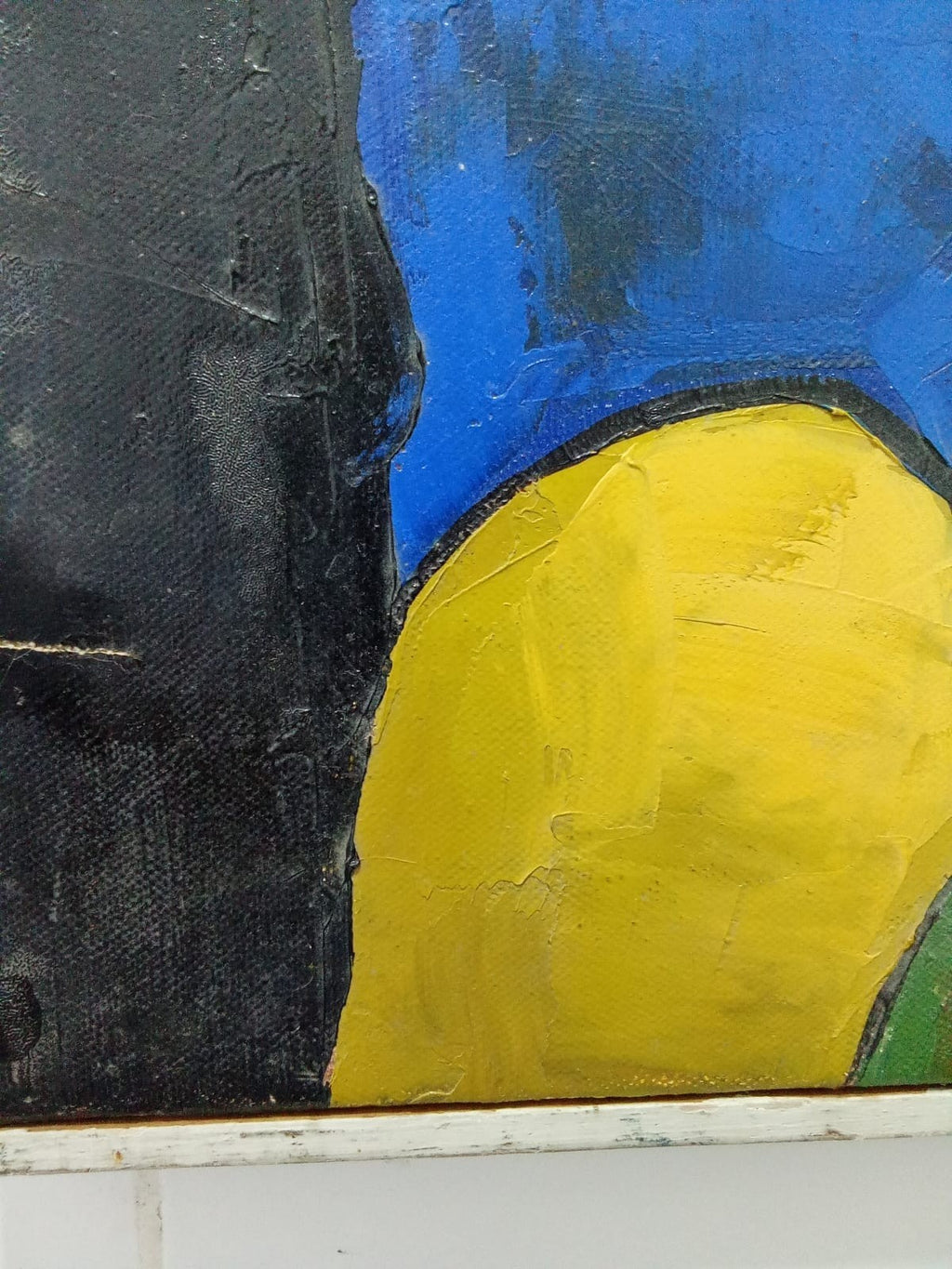 After Oswaldo Guayasamin - Oil canvas painting / Contemporary / Signed