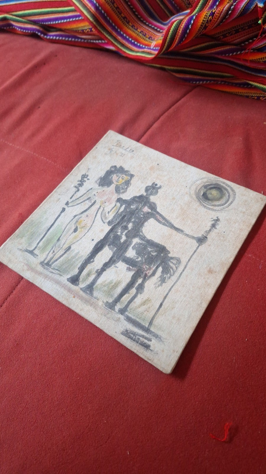PABLO PICASSO (Spanish/French 1881-1973)  hand-colored linocut & Signed