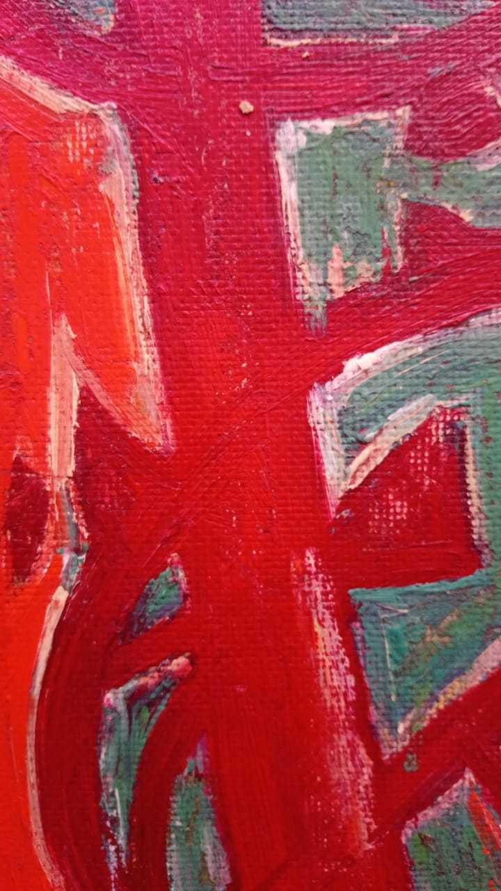 FINE Brasil Contemporary art  /oil painting support "nordex"  / Wonderful piece
