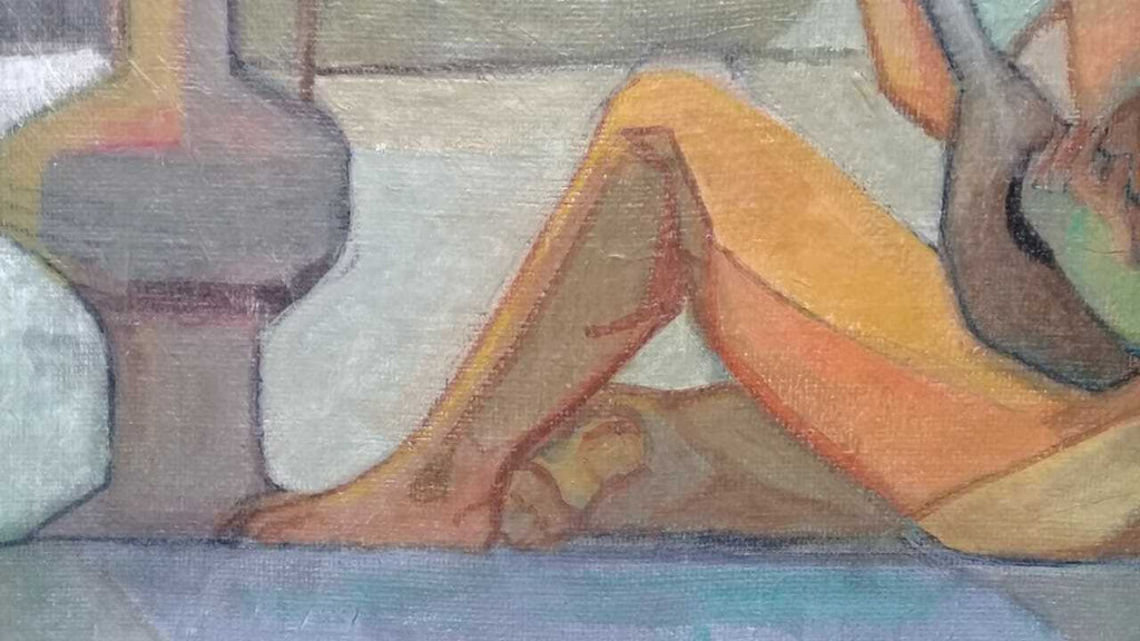 Luis Lizares - Oil canvas painting / Signed / "ODALISCA"