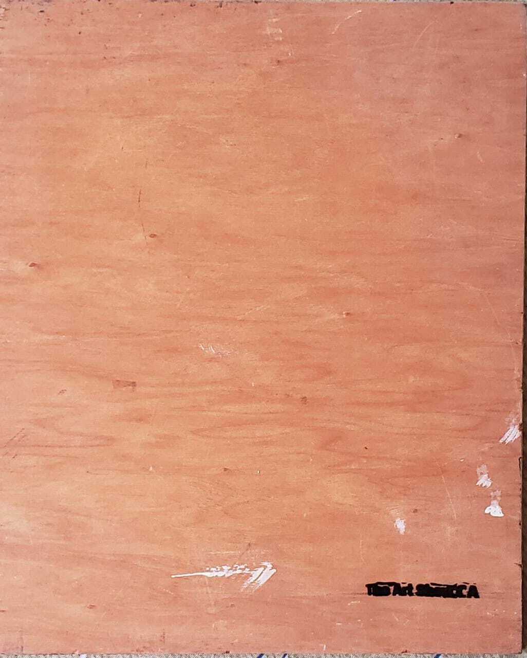 Antique Oil / Table Wood - Portrait "GITANA" - Signed by the artist -  ORIGINAL
