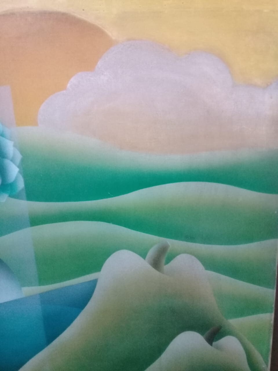 FINE ART Contemporary Original: LUIS ZEVALLOS HETZEL / Oil Canvas Painting 