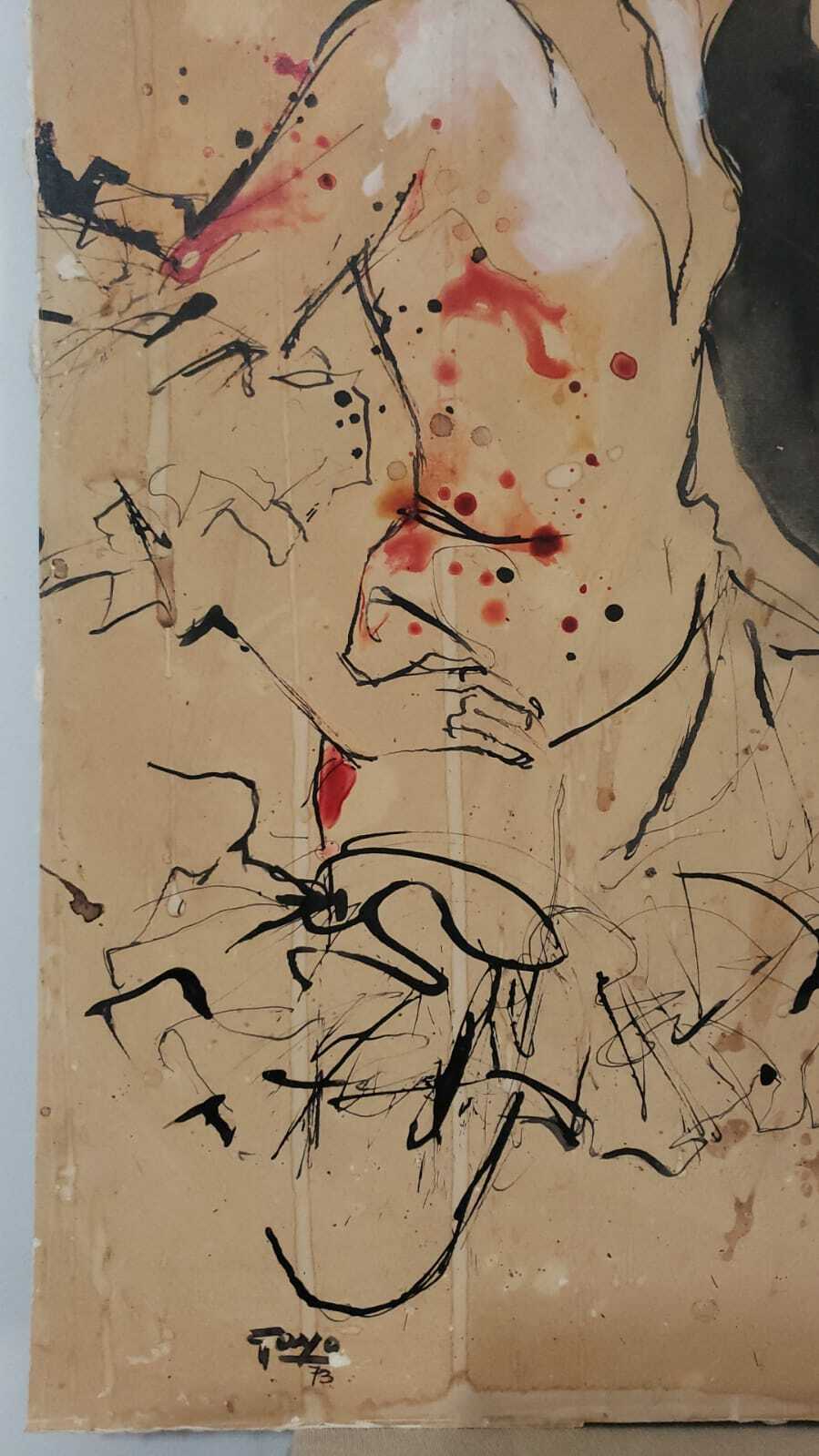 FINE painting by Miguel Gayo 1973 - celebrities / Spanish Flamenco