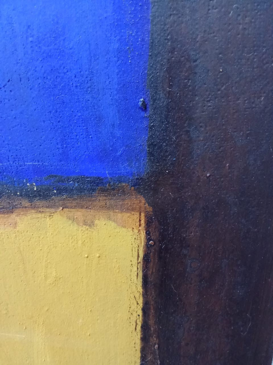 Contemporary Oil Canvas painting - After Mark Rothko / Signed / Unique
