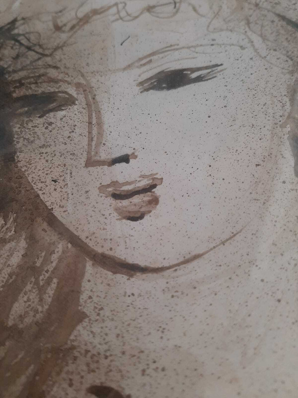 Contemporary Peruvian Master -  Miguel Wetzell - Oil on Paper Painting / Signed