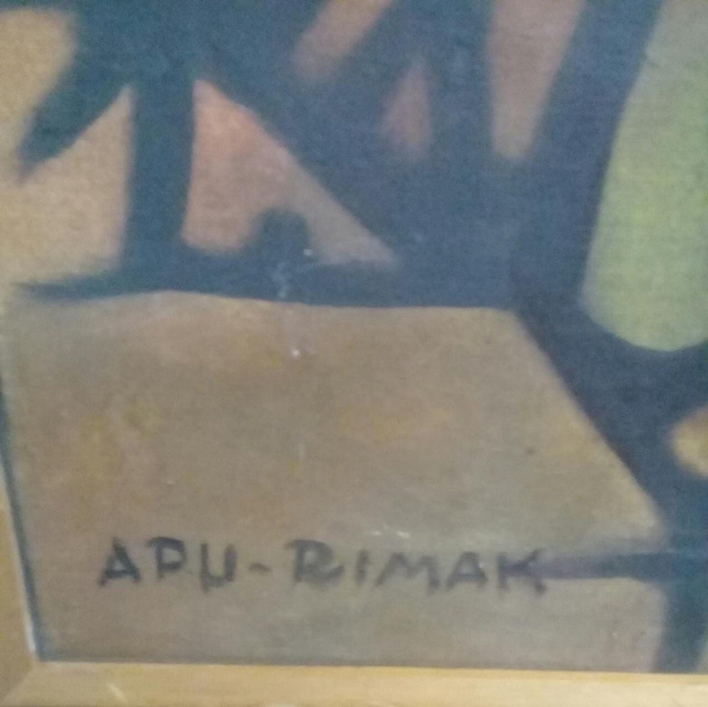 Amazing contemporary cubism: Alejandro Gonzales APU-RIMAK - Oil Canvas Painting