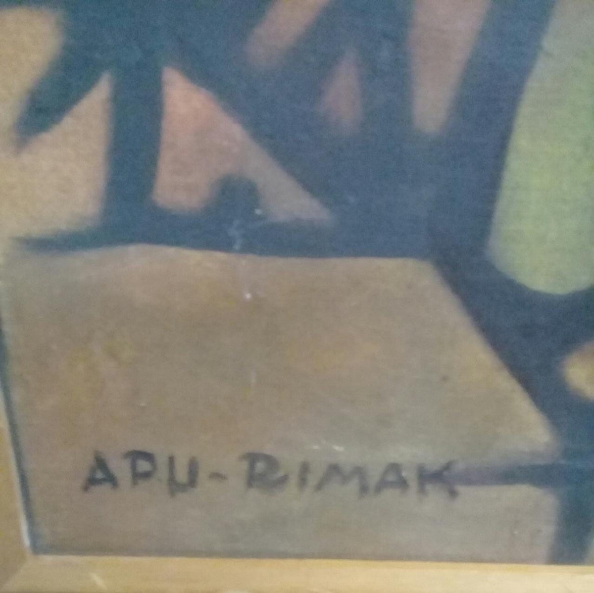 Amazing contemporary cubism: Alejandro Gonzales APU-RIMAK - Oil Canvas Painting