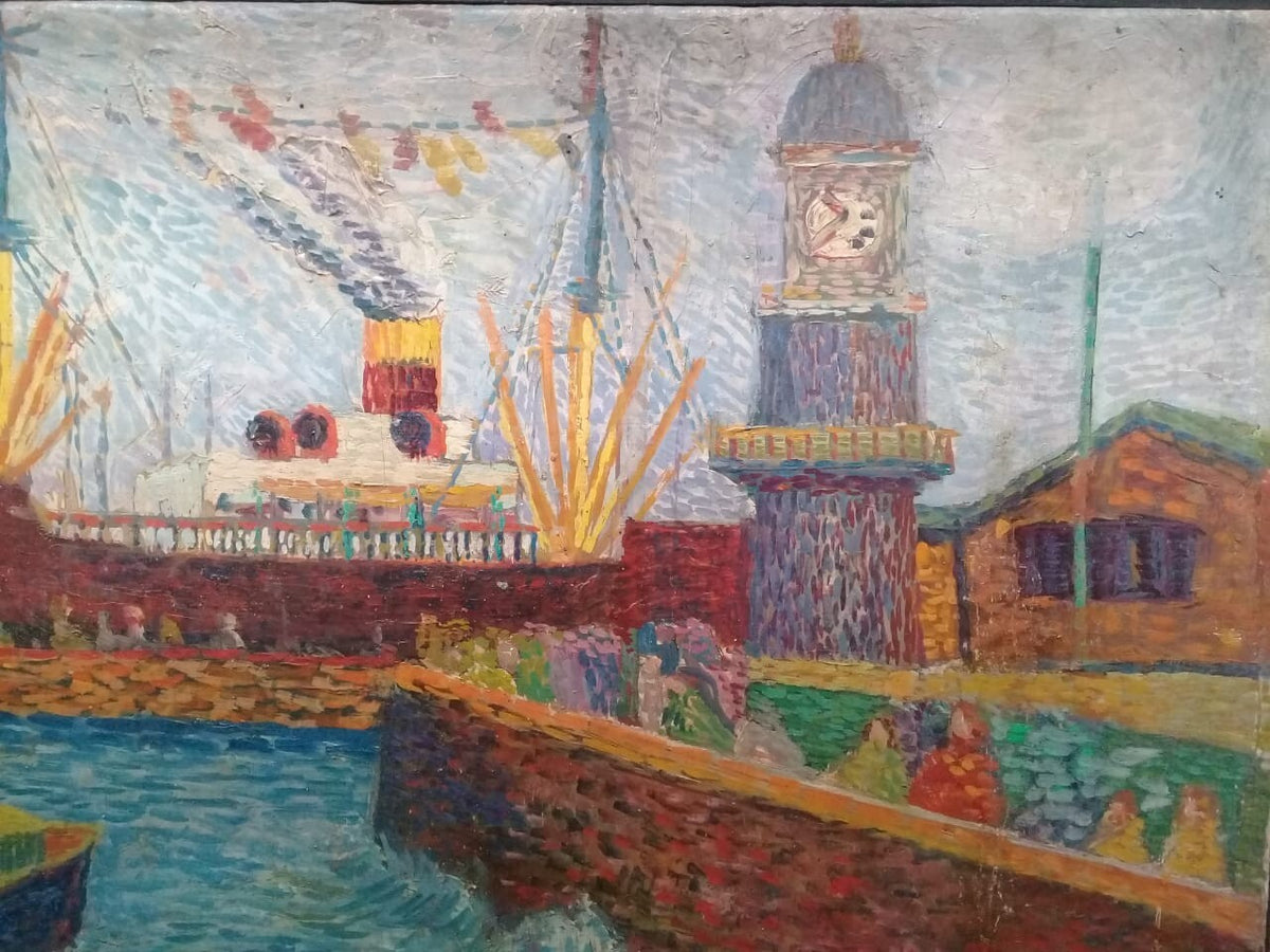 Théo Van Rysselberghe (1862 - 1926) AFTER Oil Canvas