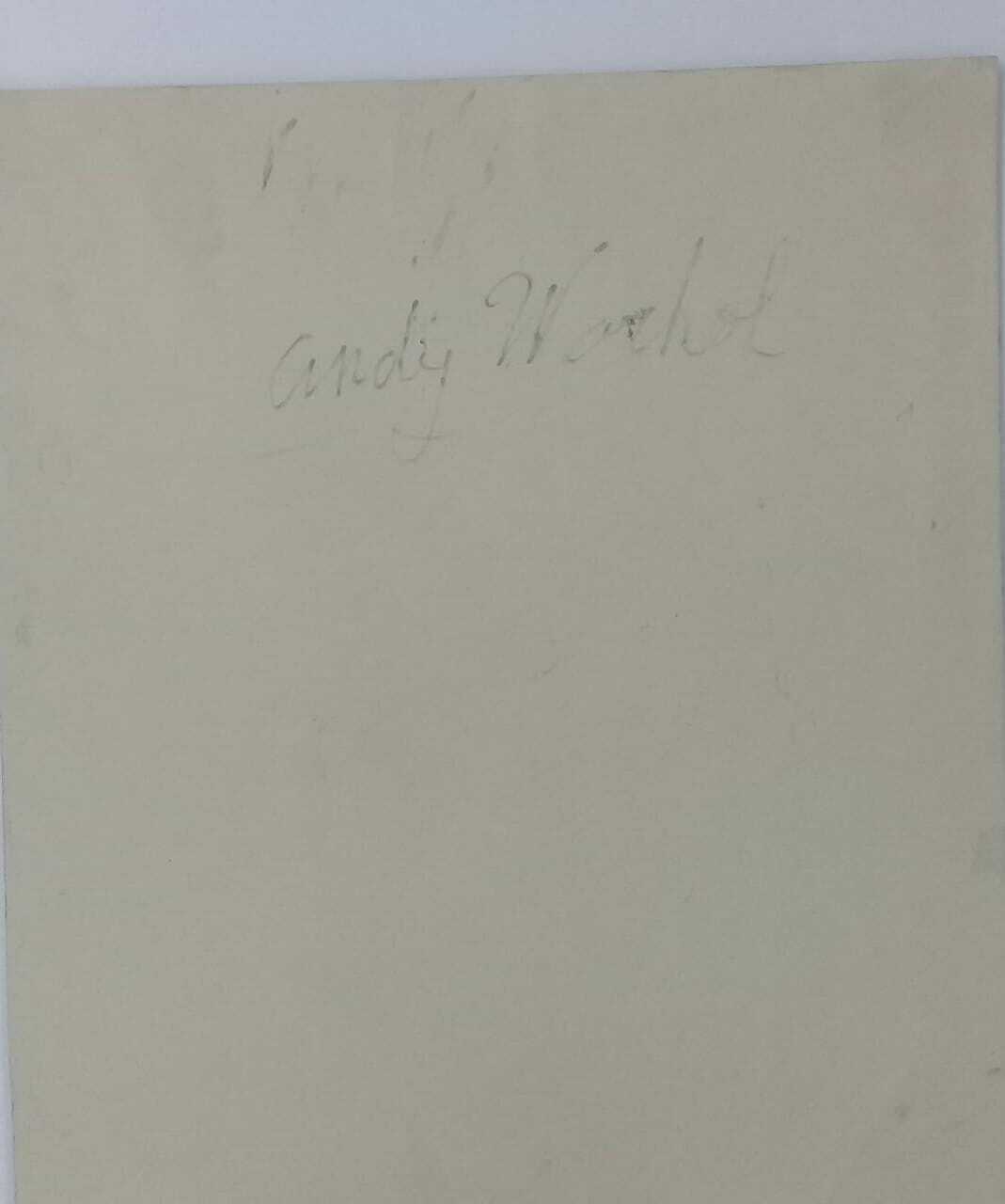 FINE POP MASTER ANDY WARHOL  - Amazing Art Handmade painting / Signed 
