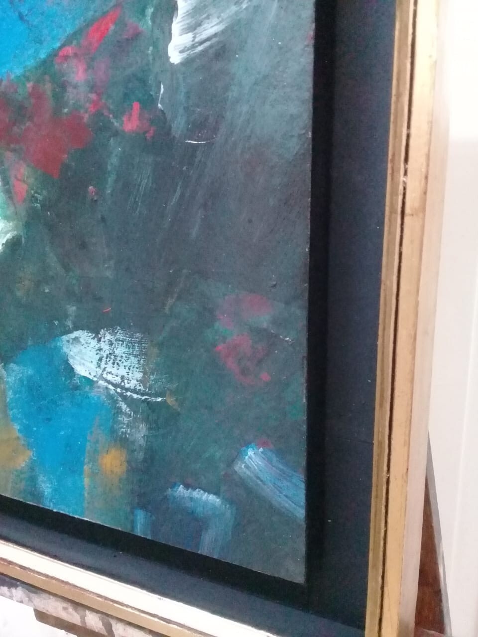 FINE ART Piece by Alberto Dávila - Abstract Expressionism 1964 / Oil Masonite