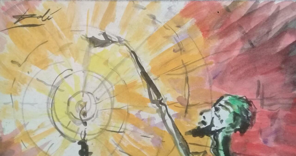Salvador Dalí - Spanish Surrealism - Cardboard Painting Wash / Extraordinary
