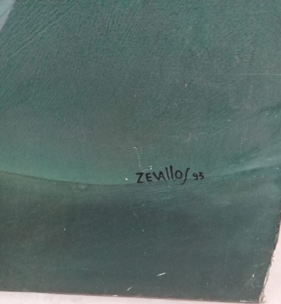 FINE ART: LUIS ZEVALLOS HETZEL / Oil Canvas Painting /  1993 / AMAZING!