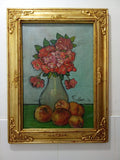HENRY FAULKNER (1924-1981)  STILL LIFE WITH FLOWERS / ATTRIBUTED PAINTING CANVAS