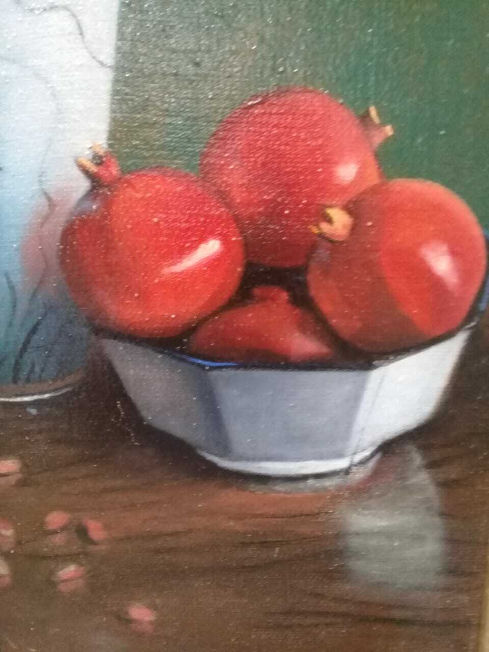 French Master , Odilon Redon - Still Life -  Oil canvas painting / FINE ARTWORK