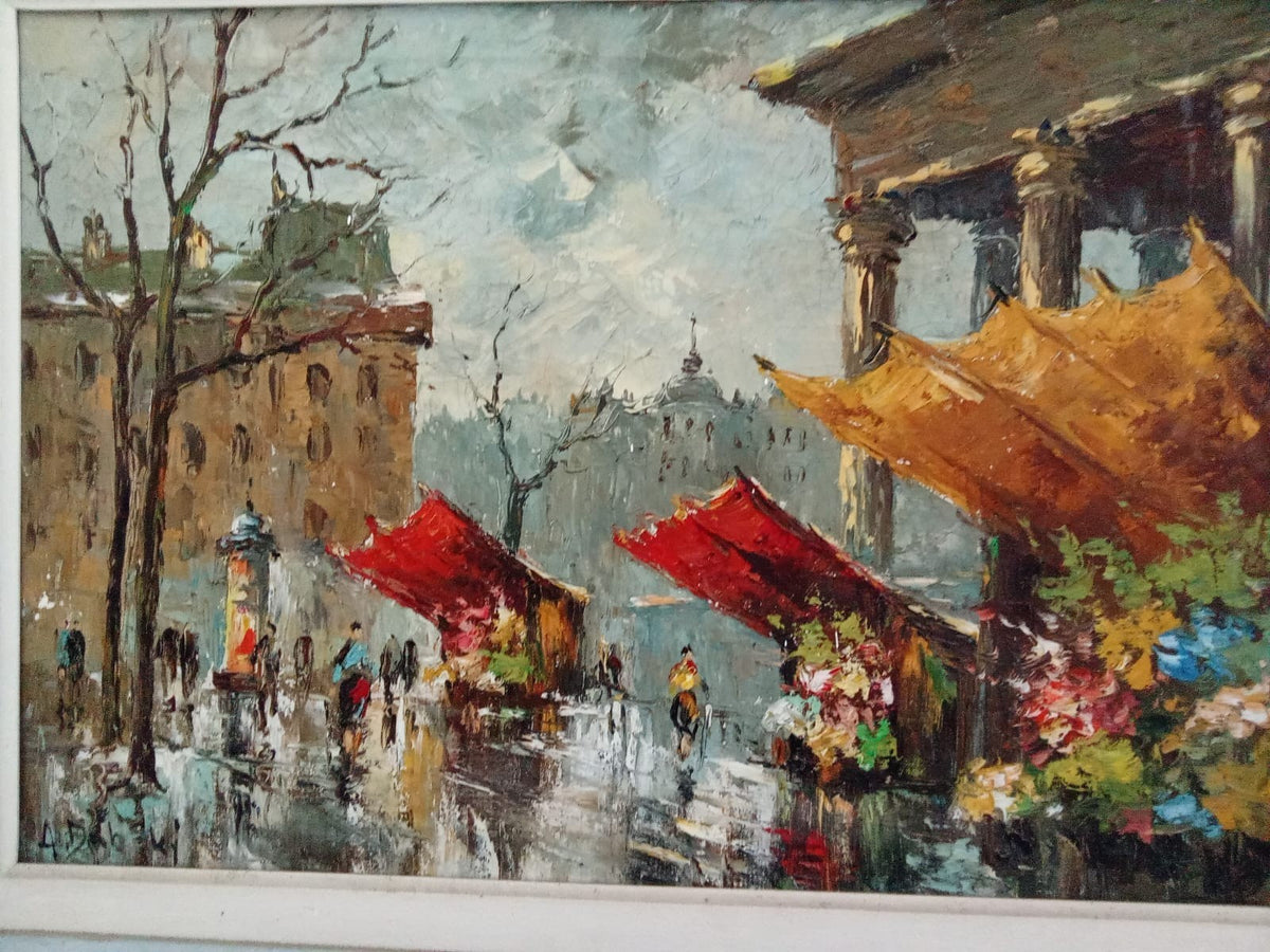 Anna Dubsky - Oil Canvas painting / French Landscape