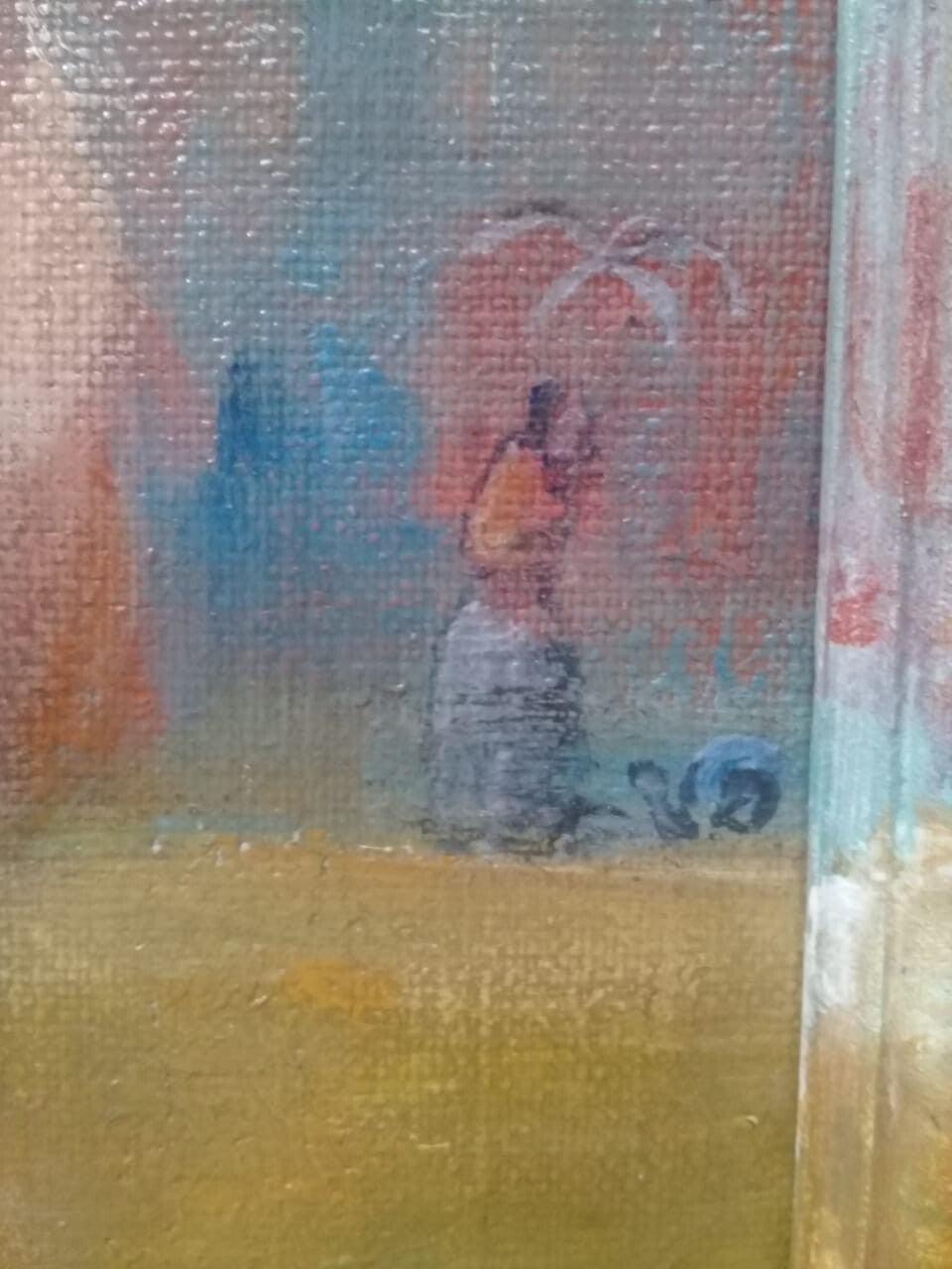 GERTRUDE ABERCROMBIE - Attributed Oil Canvas Painting , signed 69