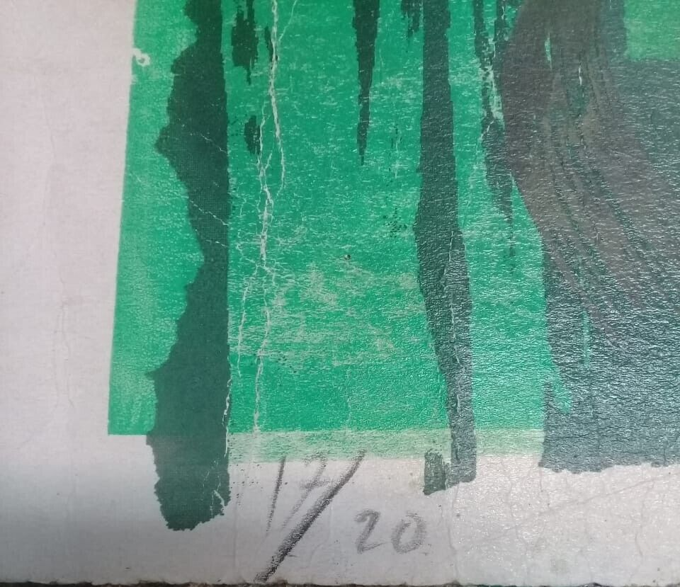 Nicolas Garcia Uriburu - Lithograph / Signed / Unique