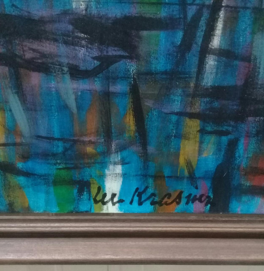 Contemporary Abstract Oil painting -  Syle of LEE KRASSNER
