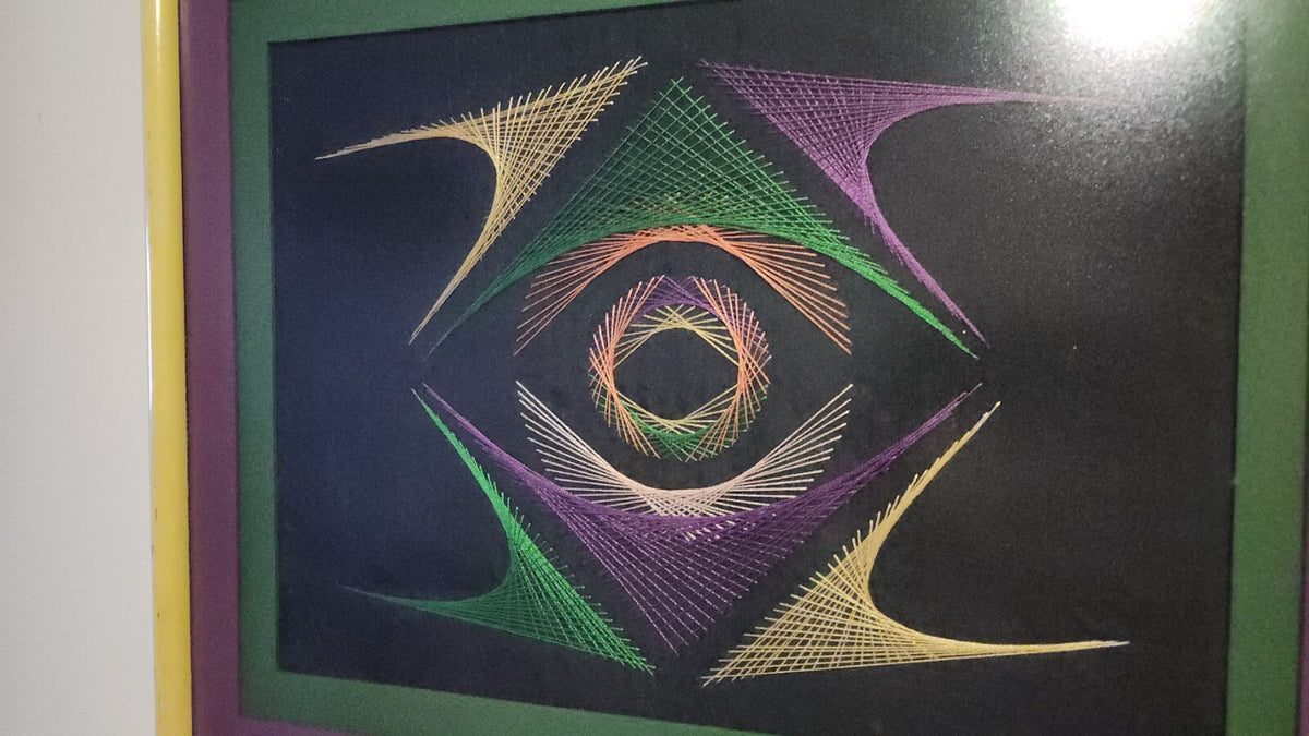 Vintage String Art / Hilography / Amazing / Awesome " The all-seeing eye"