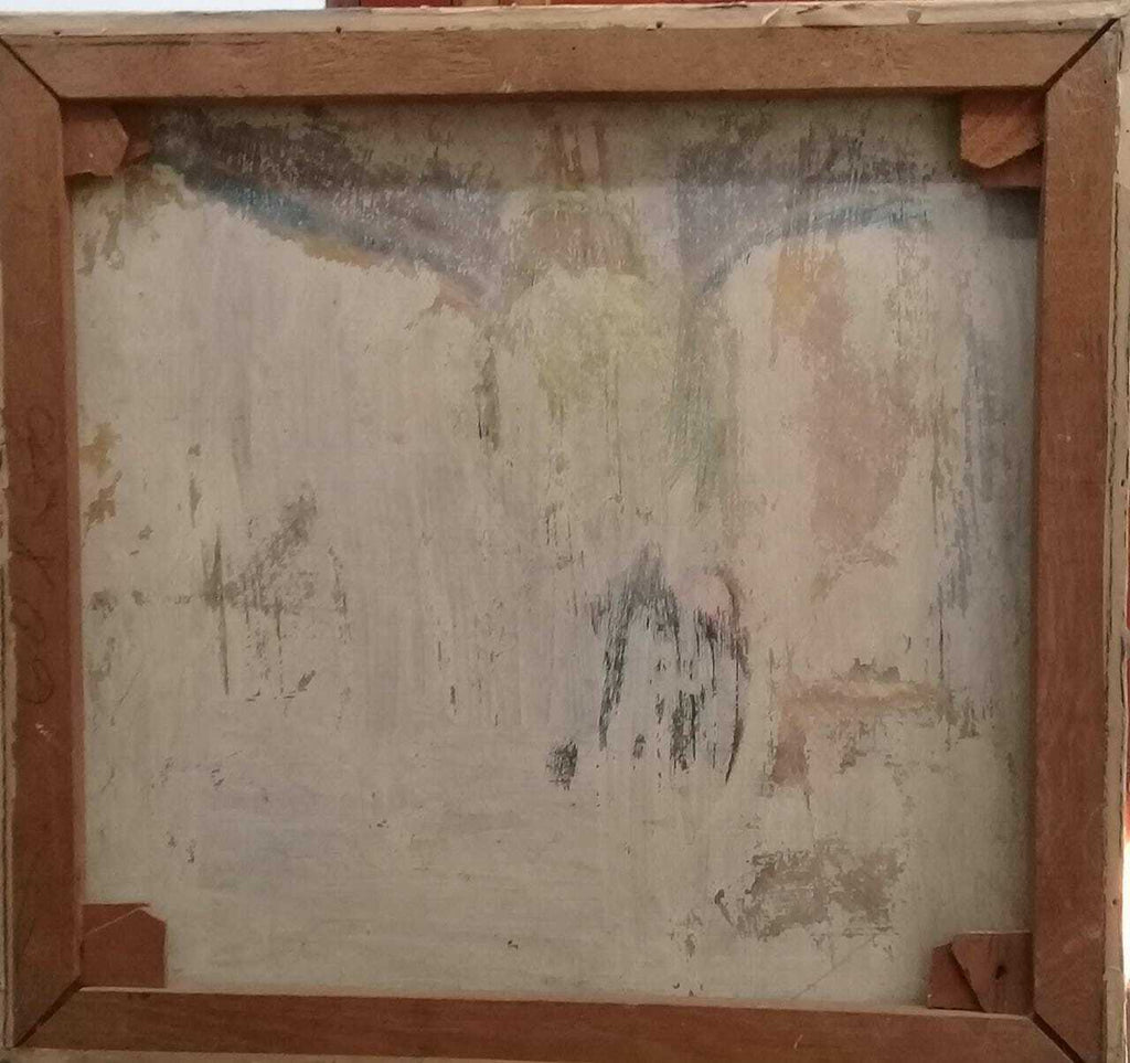 FINE ART Peruvian Master Manuel Zapata Orihuela - Oil Canvas Painting / Signed