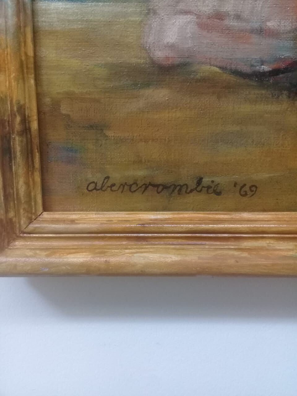 GERTRUDE ABERCROMBIE - Attributed Oil Canvas Painting , signed 69
