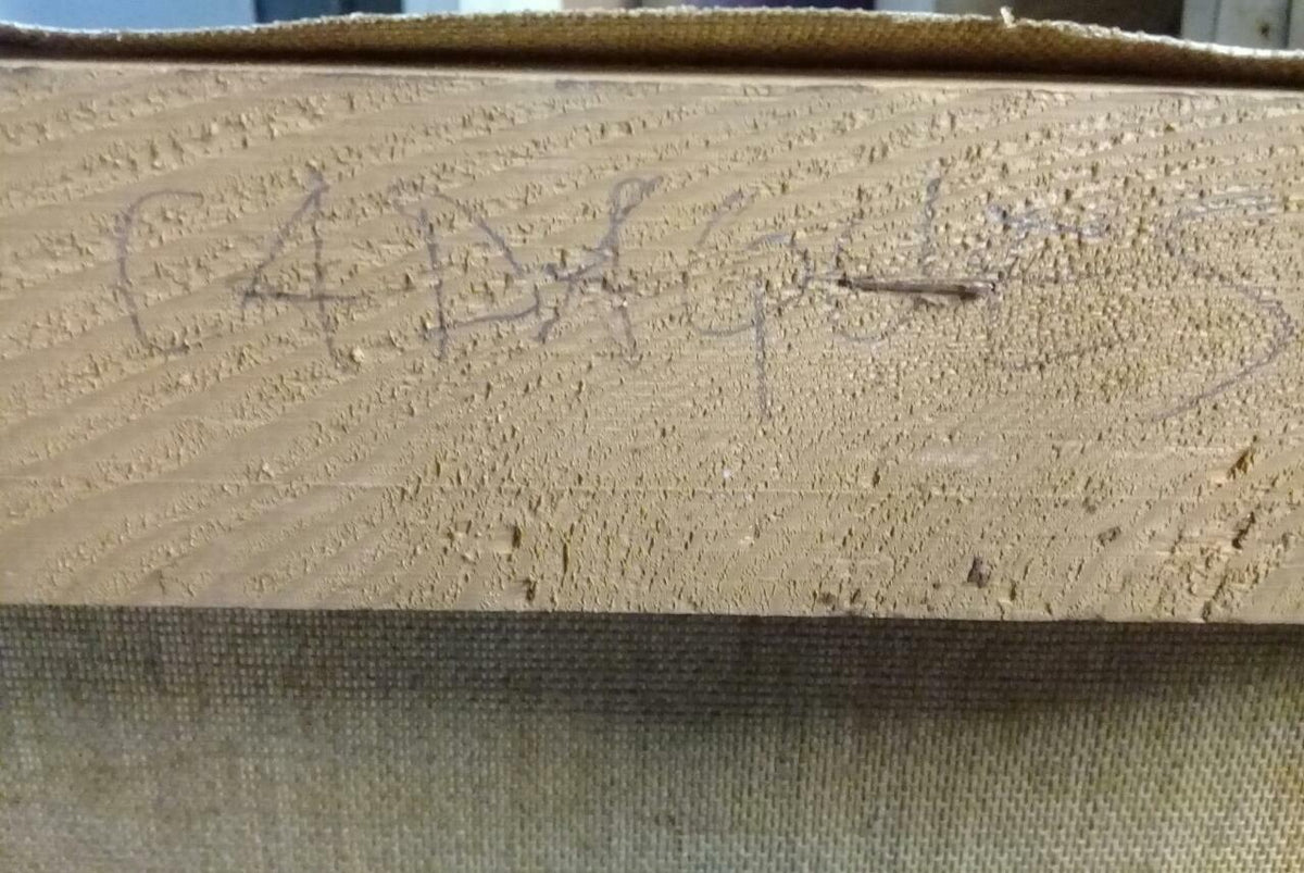 Antique Oil Painting signed: LL.Forns / Very rare landscape / Provenance