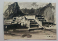 FINE Original 1965 J.Tessey / Signed / Antique Landscape Painting / Amazing 