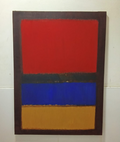 Contemporary Oil Canvas painting - After Mark Rothko / Signed / Unique