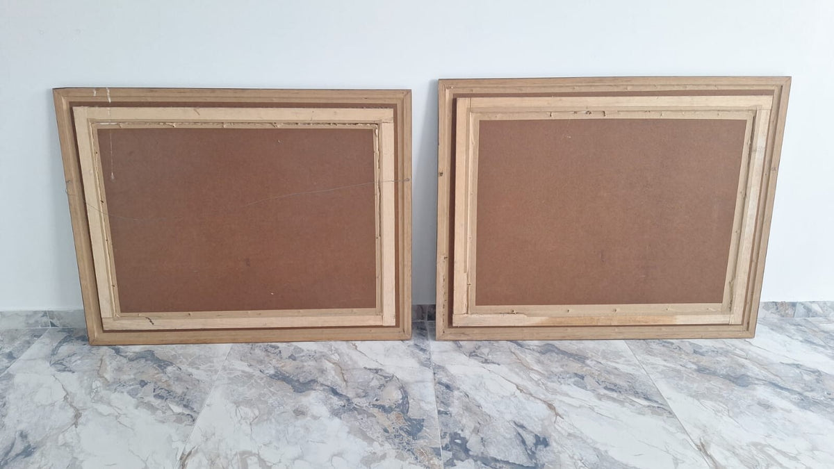 Contemporay Oil Canvas painting  / Signed by the artist