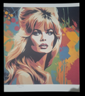 Briggite Bardot - Mixed Media / Original Art / SILKSCREEN - FINE ART PRINT