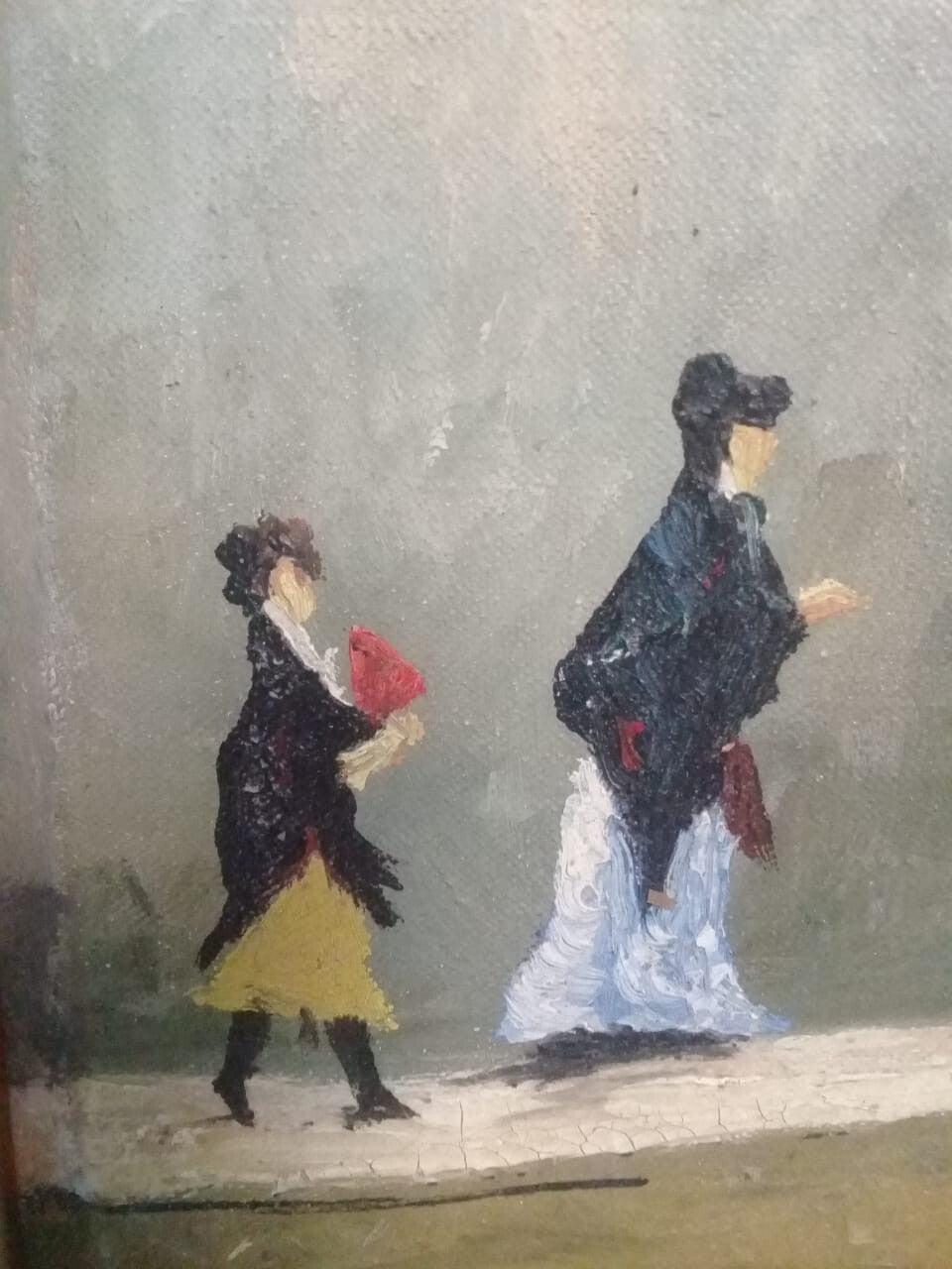 Maurice Utrillo - Oil Canvas " In the style" Unique / Signed