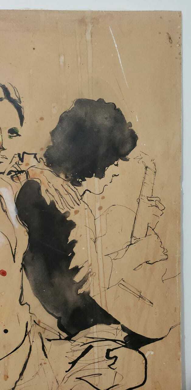 FINE painting by Miguel Gayo 1973 - celebrities / Spanish Flamenco