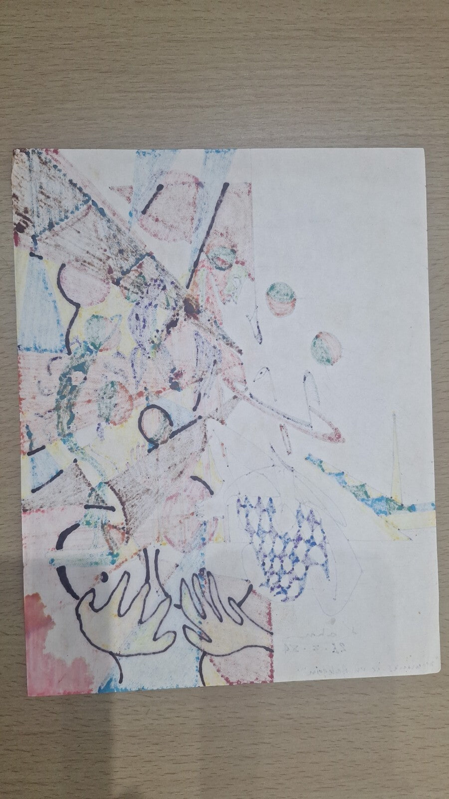 Contemporary / Wolf Kahn 1984 / Art Surrealism / Painting on Paper