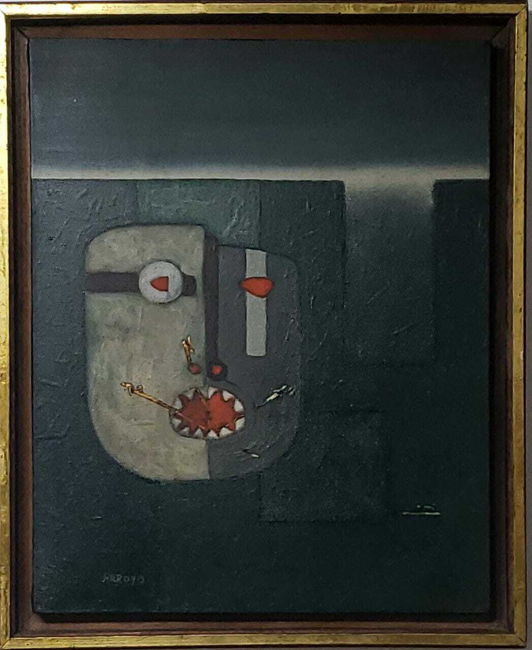 Original Oil Painting - Spanish Master:  Eduardo Arroyo (1937 - 2018)
