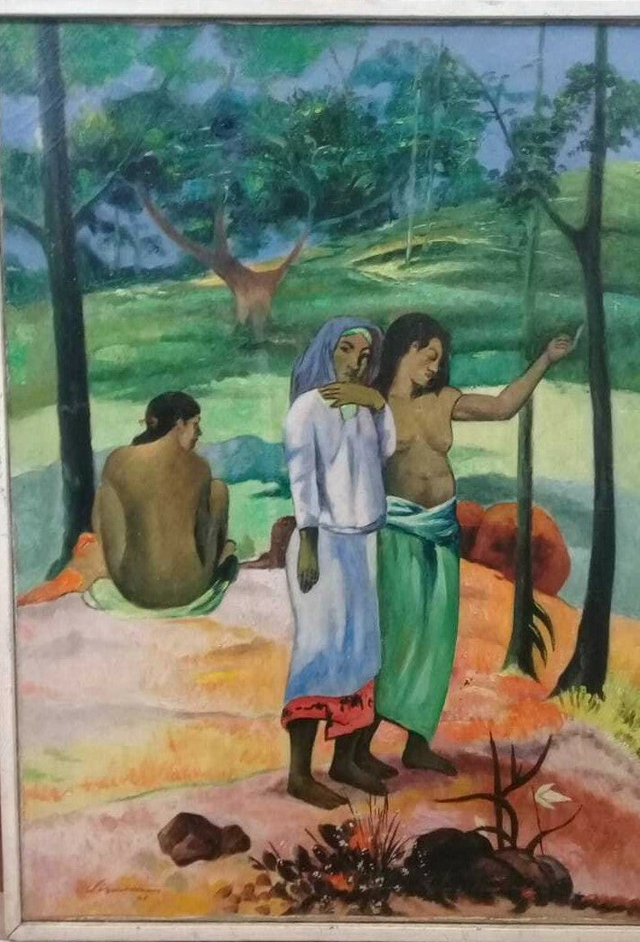 Paul Gauguin - After Oil canvas painting / signed