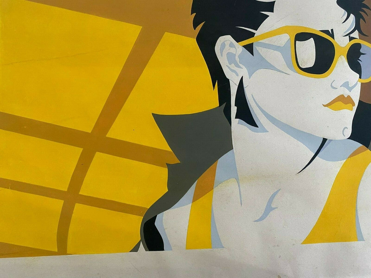 Original Style of Patrick Nagel (1945-1984) Acrylic Painting / Art Appraisal