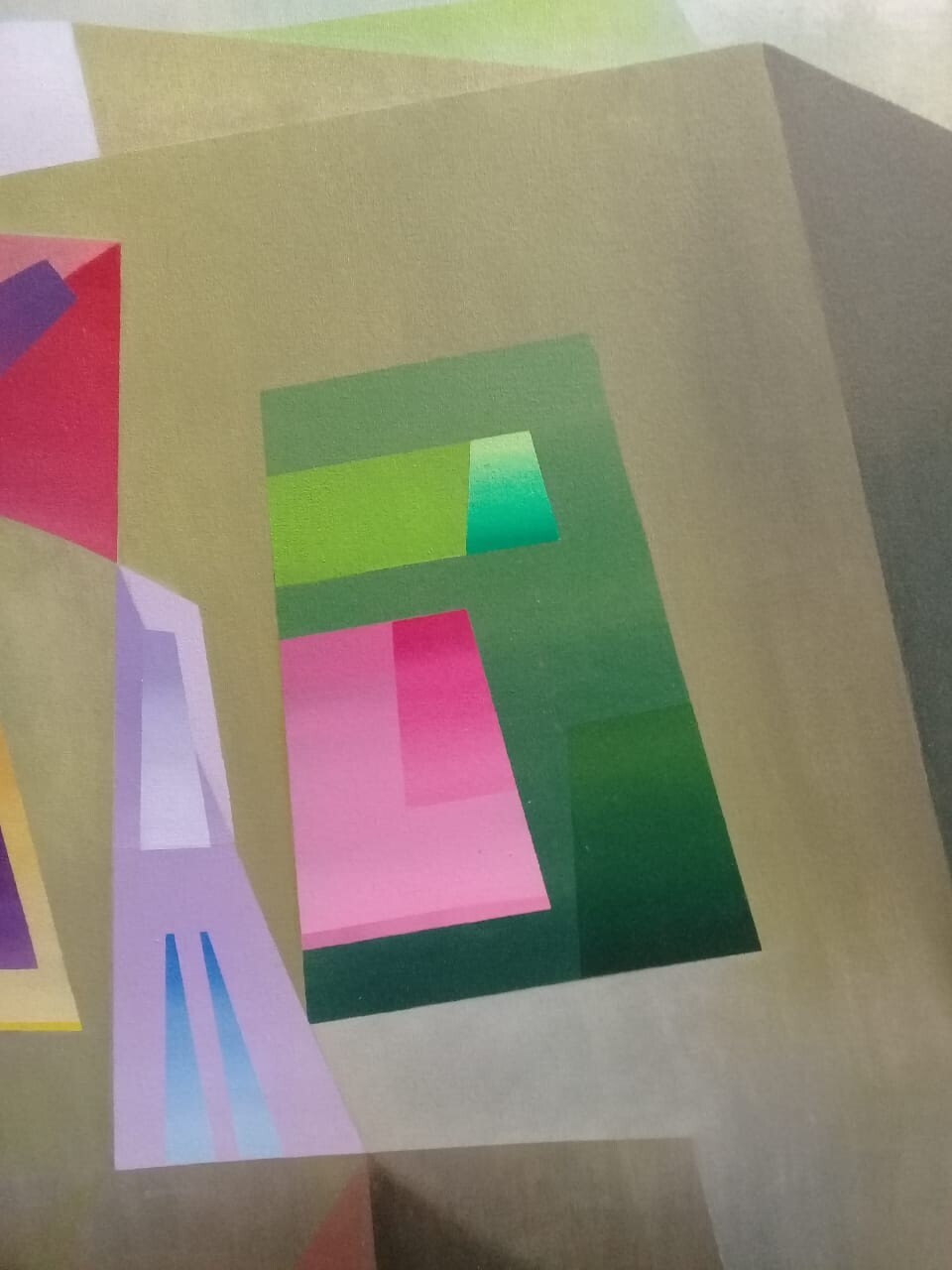 MILNER CAJAHUARINGA / Oil Canvas Painting 1991 / "Pariaqaqa"