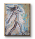 Leo Jansen - Oil Painting Masonite / Signed / Contemporary Portrait