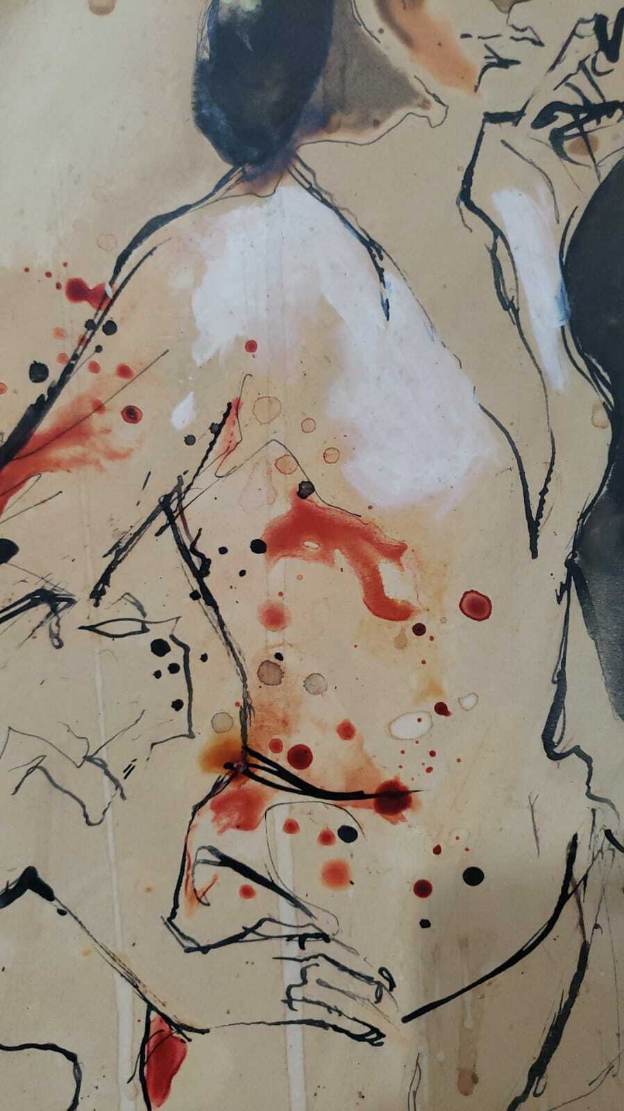 FINE painting by Miguel Gayo 1973 - celebrities / Spanish Flamenco