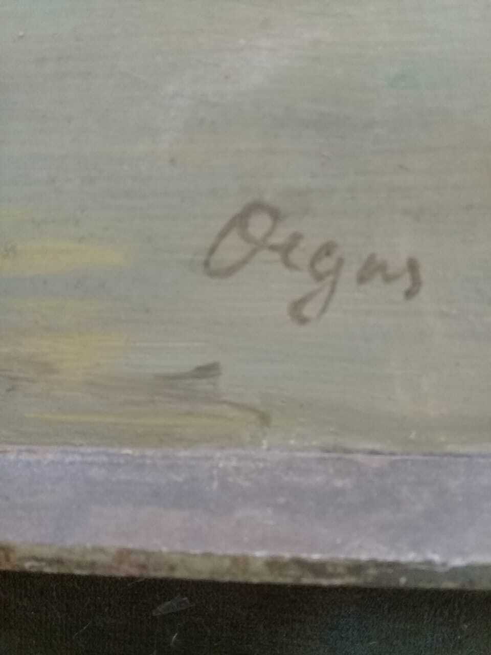 EDGAR DEGAS - After Oil Painting - Vintage Art / UNIQUE