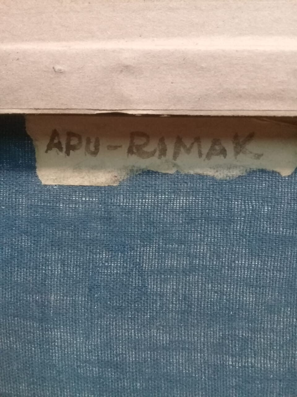 FINE ART Peruvian Master: Alejandro Gonzales APU-RIMAK - Oil Cardboard Canvas