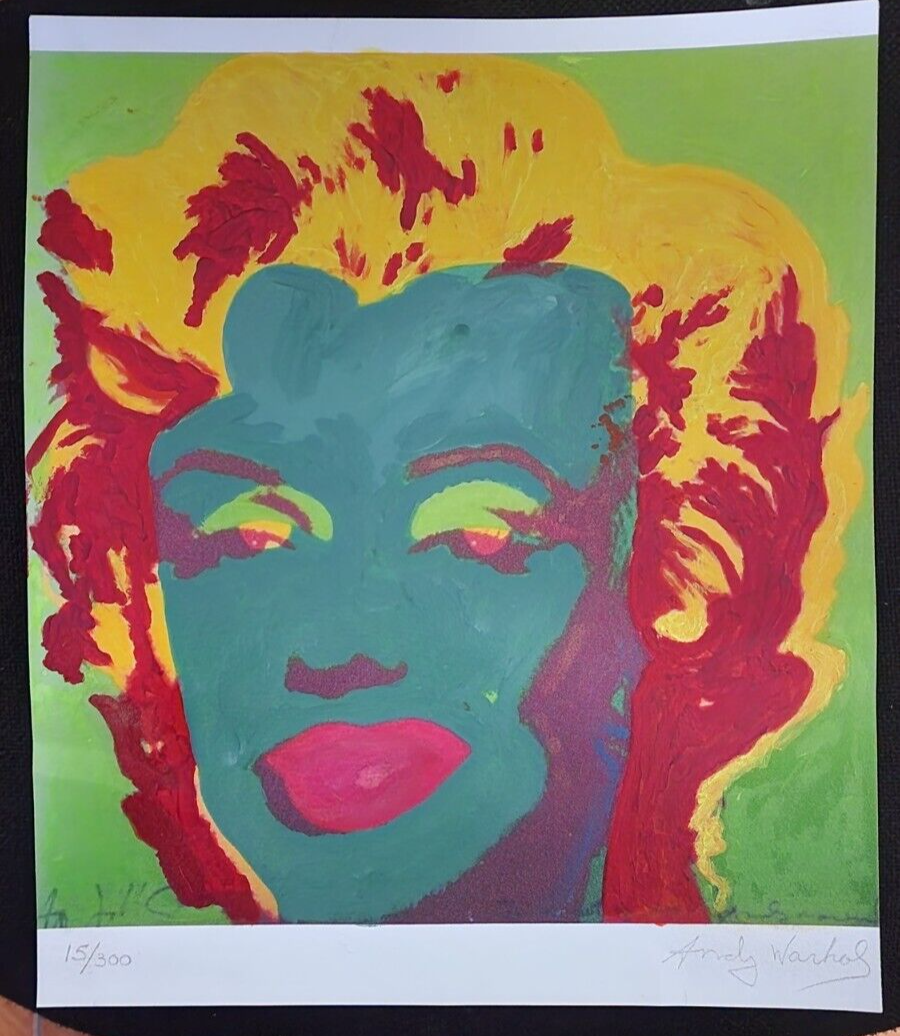 FINE ART Board SILKSCREEN/ Mixed Media / Andy Warhol