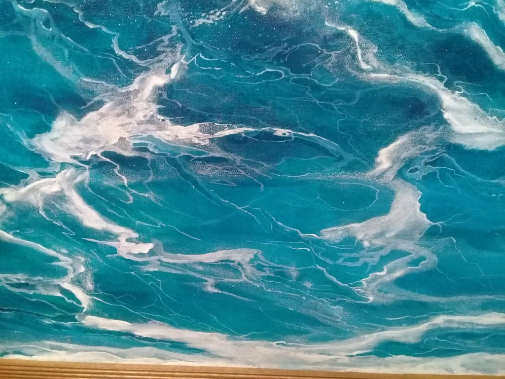 "Surfboard Hawaiian" / VITO LOLI 2003 - Contemporary Oil Canvas Painting
