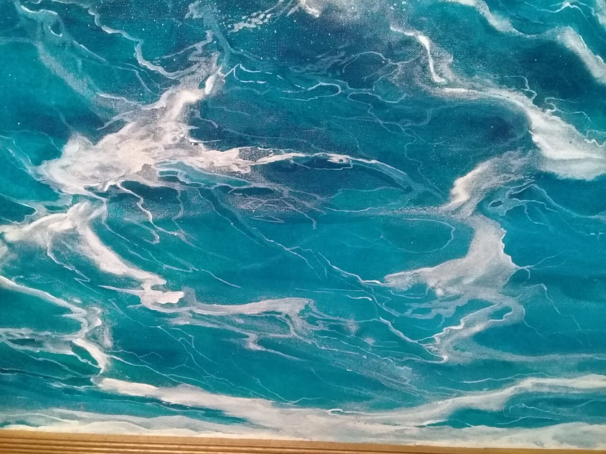"Surfboard Hawaiian" / VITO LOLI 2003 - Contemporary Oil Canvas Painting