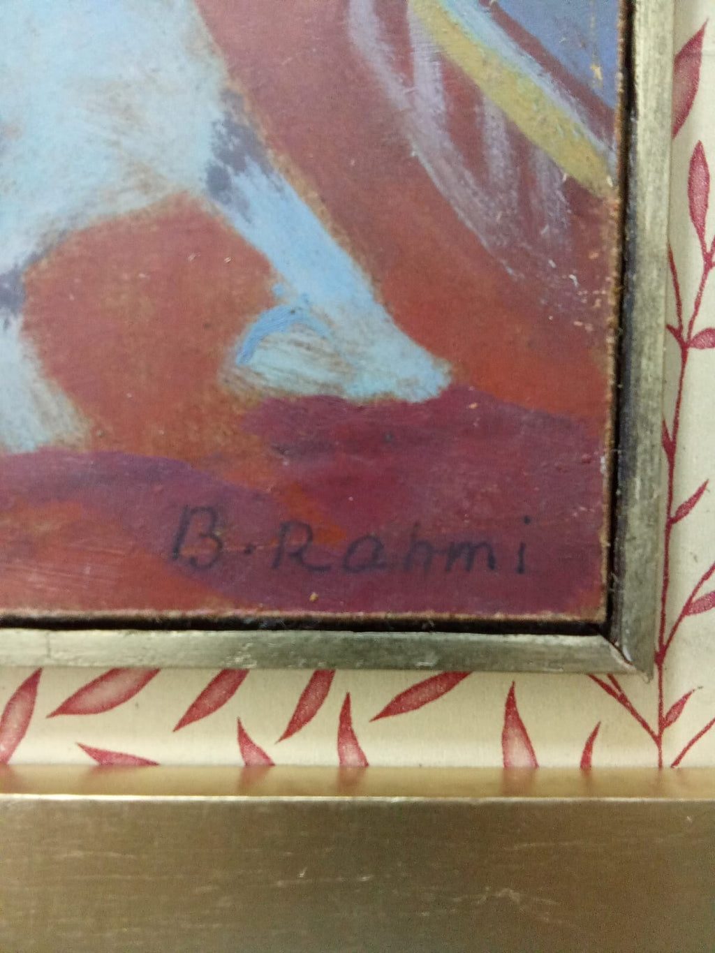 Bedri Rahmi (1911-1975) Turkish - French / Oil on Masonite artwork
