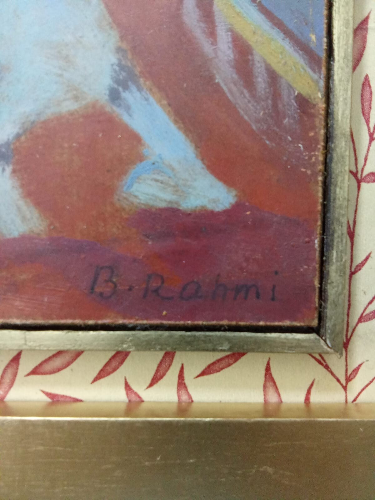 Bedri Rahmi (1911-1975) Turkish - French / Oil on Masonite artwork