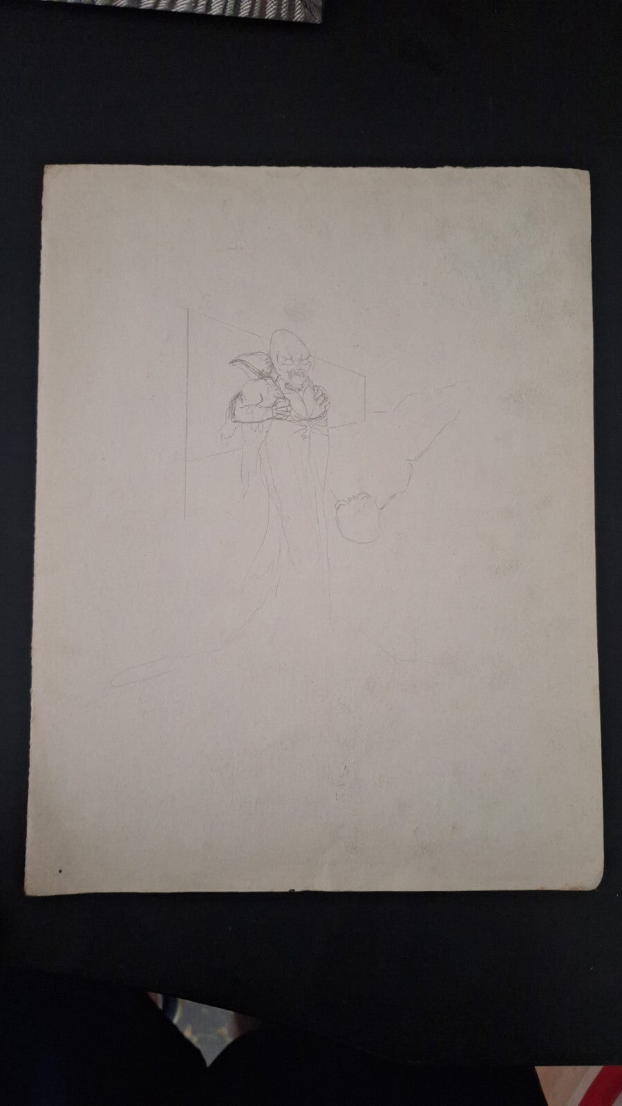 Original Artwork by artist TATO- Signed 72 - Inks on cardboard paper
